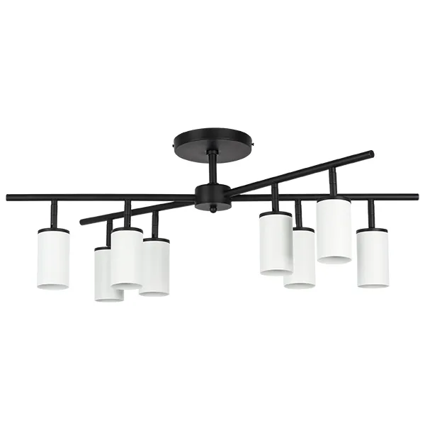 Потолочная люстра Lightstar LR728368 RULLO ЧЕРНЫЙ/БЕЛЫЙ Потолочная люстра Lightstar LR728368 RULLO ЧЕРНЫЙ/БЕЛЫЙ