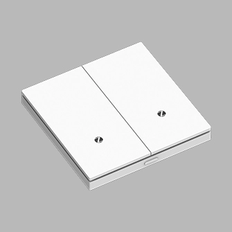 Выключатель двухклавишный Zigbee LeDron XZ-ACK102 White Выключатель двухклавишный Zigbee LeDron XZ-ACK102 White