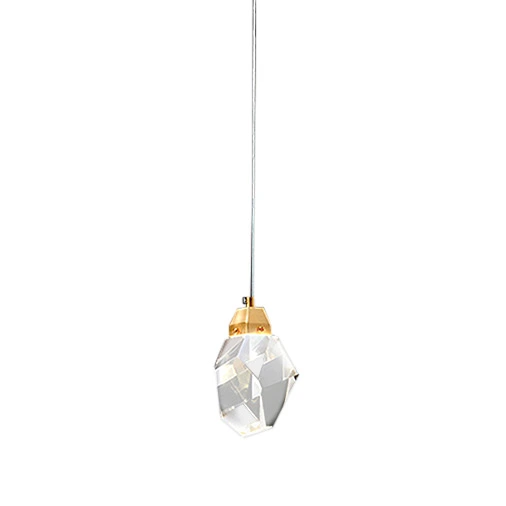 Подвесной светильник Delight Collection 9701P/1 brass Crystal rock II Подвесной светильник Delight Collection 9701P/1 brass Crystal rock II