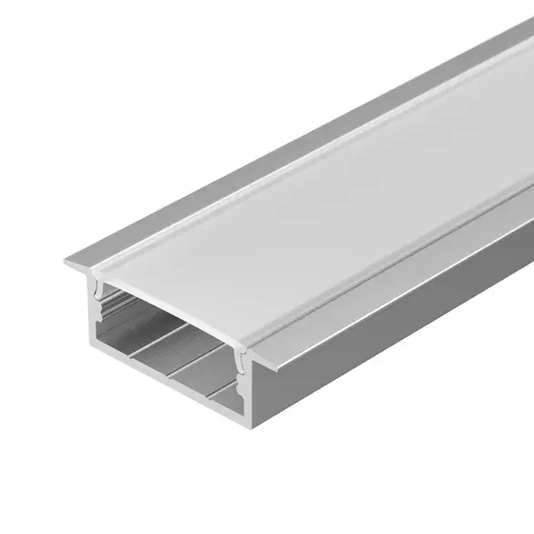 Профиль с экраном ARH-WIDE-F-H10-2000 ANOD+OPAL (, Алюминий) Arlight 036769 Профиль с экраном ARH-WIDE-F-H10-2000 ANOD+OPAL (, Алюминий) Arlight 036769