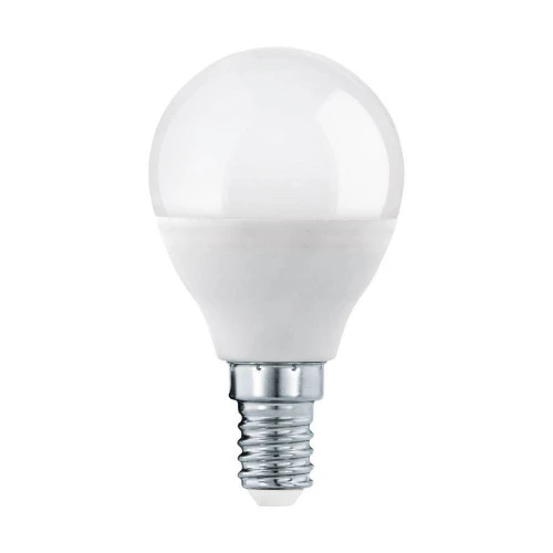 Лампа светодиодная Eglo 110125 P45, 7,5W(E14), 806lm, 3000K, диммир, опаловый, пластик Лампа светодиодная Eglo 110125 P45, 7,5W(E14), 806lm, 3000K, диммир, опаловый, пластик