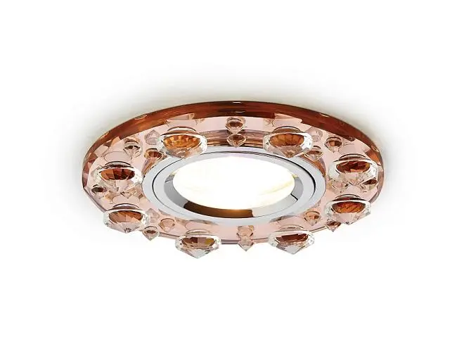Встраиваемый светильник Ambrella light K225 BR Crystal Встраиваемый светильник Ambrella light K225 BR Crystal
