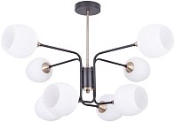 Потолочная люстра Arte Lamp A3564PL-8BK Skat