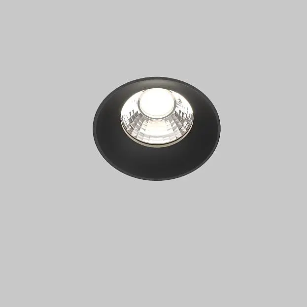 Встраиваемый светильник Maytoni DL058-12W4K-TRS-B Round Встраиваемый светильник Maytoni DL058-12W4K-TRS-B Round