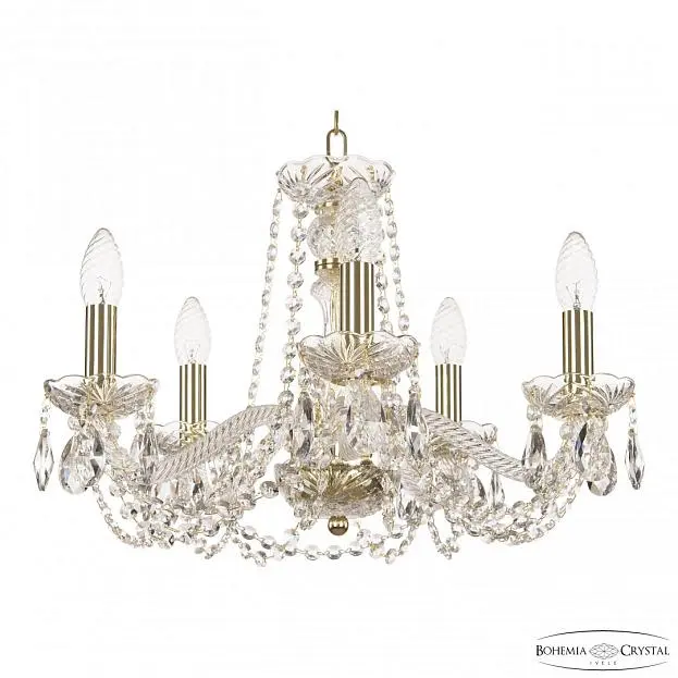 Люстра хрустальная Bohemia Ivele Crystal 119/5/165 G Люстра хрустальная Bohemia Ivele Crystal 119/5/165 G