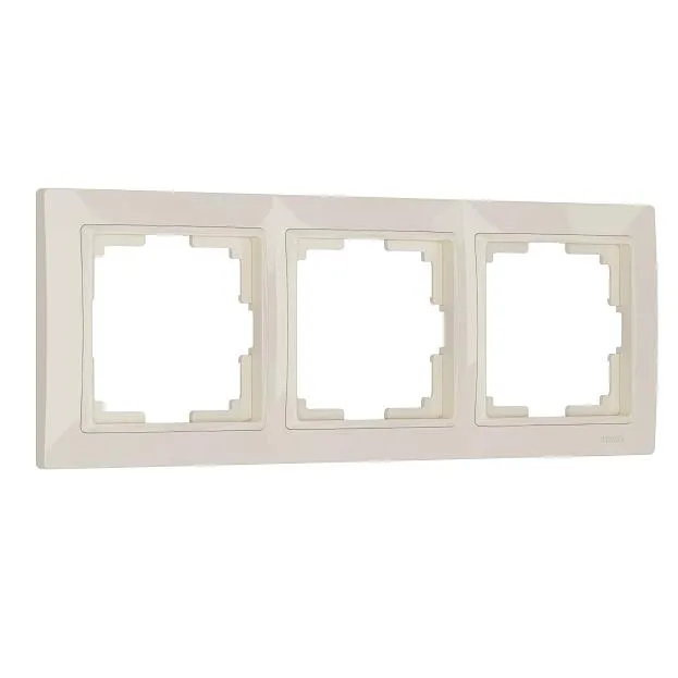 Рамка на 3 поста Werkel W0032003 (слоновая кость, basic) a051296 Snabb Рамка на 3 поста Werkel W0032003 (слоновая кость, basic) a051296 Snabb
