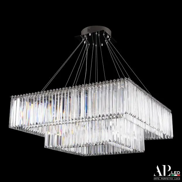 Люстра светодиодная хрустальная APL LED SH10.86.2D.A.Ni.4000 Sicilia Люстра светодиодная хрустальная APL LED SH10.86.2D.A.Ni.4000 Sicilia
