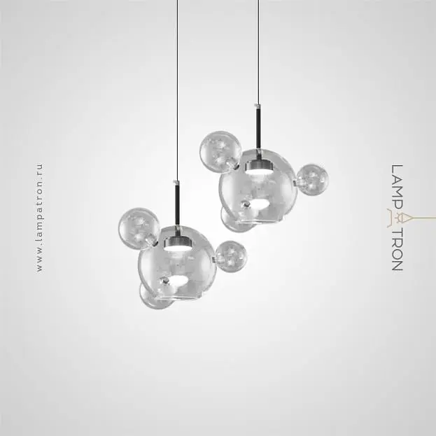 Подвесной светильник BUBBLE B BLACK LUX Lampatron 8326-22693 Подвесной светильник BUBBLE B BLACK LUX Lampatron 8326-22693