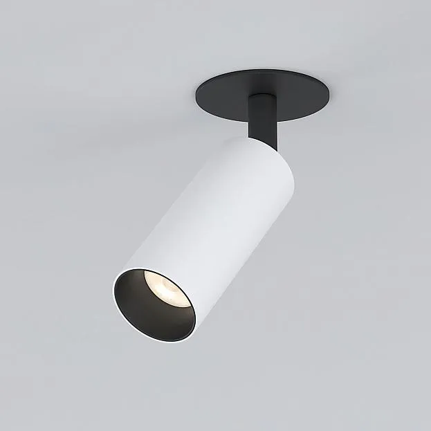 Встраиваемый светильник Elektrostandard 25039/LED белый/черный Diffe a058220 Встраиваемый светильник Elektrostandard 25039/LED белый/черный Diffe a058220