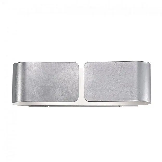 Настенный светильник Ideal Lux 091136 CLIP AP2 MINI ARGENTO Настенный светильник Ideal Lux 091136 CLIP AP2 MINI ARGENTO