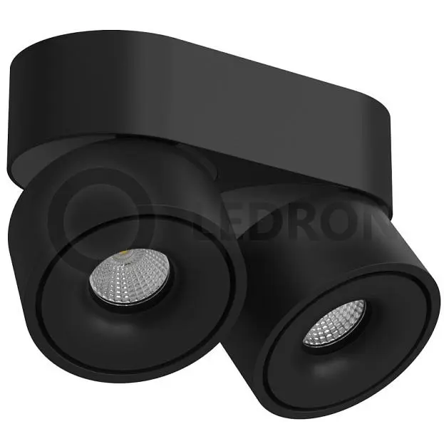 Накладной светильник LeDron LH8W 2 Black LH13 Накладной светильник LeDron LH8W 2 Black LH13