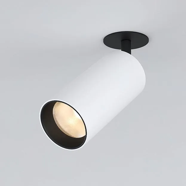 Встраиваемый светильник Elektrostandard 25066/LED белый/черный Diffe a058273 Встраиваемый светильник Elektrostandard 25066/LED белый/черный Diffe a058273