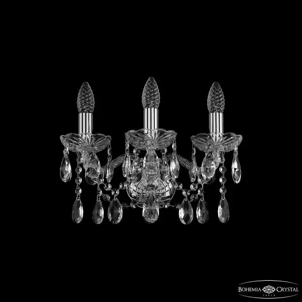 Бра хрустальные Bohemia Ivele Crystal 1413B/3/141 Ni Бра хрустальные Bohemia Ivele Crystal 1413B/3/141 Ni