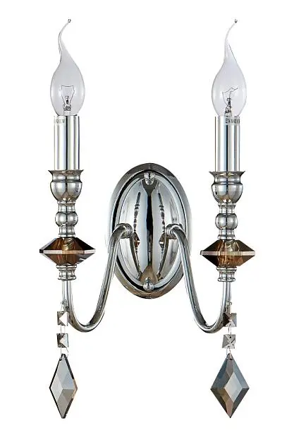 Бра Crystal Lux MERCEDES AP2 CHROME/SMOKE 0950/402 Бра Crystal Lux MERCEDES AP2 CHROME/SMOKE 0950/402