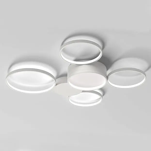 Потолочная Люстра В Виде Колец Twine 5 Rings White ImperiumLoft 204615-26 Потолочная Люстра В Виде Колец Twine 5 Rings White ImperiumLoft 204615-26