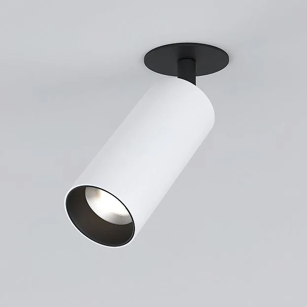 Встраиваемый светильник Elektrostandard 25052/LED белый/черный Diffe a058173 Встраиваемый светильник Elektrostandard 25052/LED белый/черный Diffe a058173