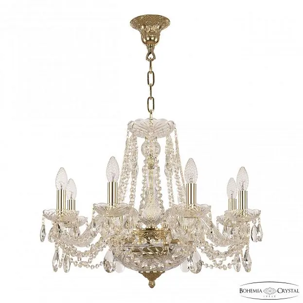 Люстра хрустальная Bohemia Ivele Crystal 1451/8/160/250 G Люстра хрустальная Bohemia Ivele Crystal 1451/8/160/250 G