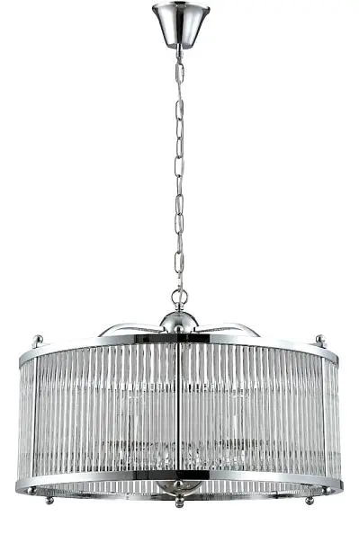 Подвесная люстра Crystal Lux TADEO SP6 D600 CHROME/TRANSPARENTE Подвесная люстра Crystal Lux TADEO SP6 D600 CHROME/TRANSPARENTE