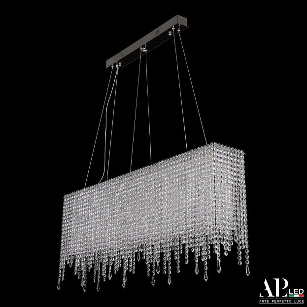 Люстра светодиодная хрустальная APL LED SH512.0.100.G.Ni.4000 Sicilia Люстра светодиодная хрустальная APL LED SH512.0.100.G.Ni.4000 Sicilia