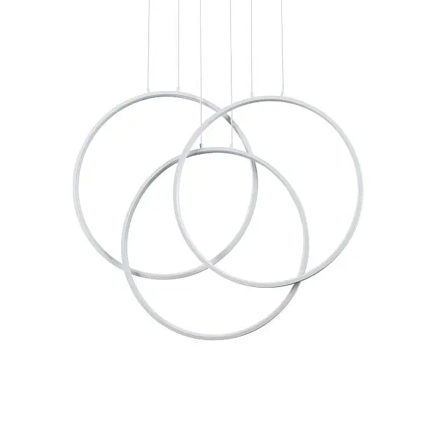 Подвесной светильник Ideal Lux 269351 FRAME SP CERCHIO BIANCO Подвесной светильник Ideal Lux 269351 FRAME SP CERCHIO BIANCO
