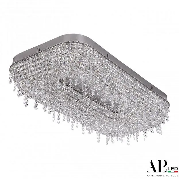 Люстра светодиодная хрустальная APL LED SH622.2.80.B.Ni.4000 Sicilia Люстра светодиодная хрустальная APL LED SH622.2.80.B.Ni.4000 Sicilia