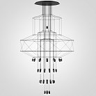 Люстра Via Wireflow Chandelier Polyhedral 0374 Suspension Lamp 75394-22 ImperiumLoft