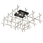 Потолочный светильник Delight Collection MX18001067-36A black/gold Molecular