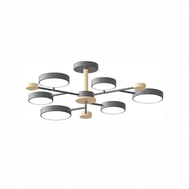 Потолочный cветильник LED4U L3214-750 GR Потолочный cветильник LED4U L3214-750 GR
