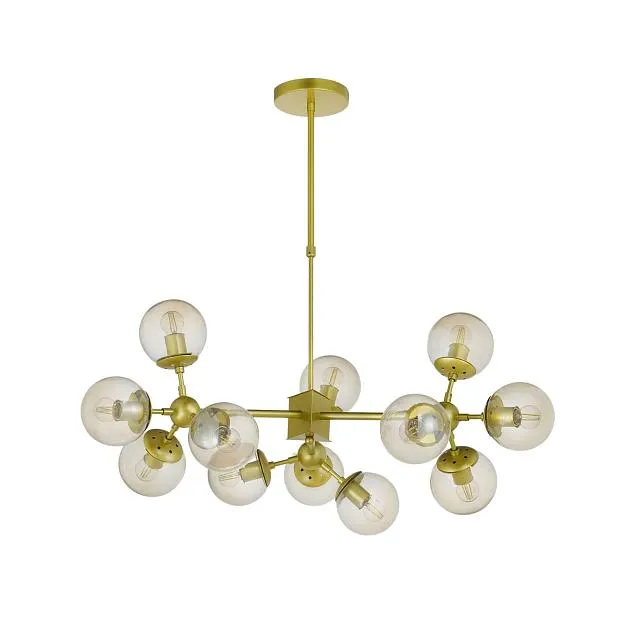 Подвесной светильник Lumina Deco LDP 160-12 GD Zodiak Подвесной светильник Lumina Deco LDP 160-12 GD Zodiak
