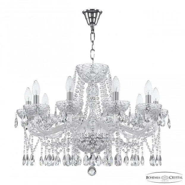 Люстра Bohemia Ivele Crystal 5413/10/240 Ni Clear/M-1F Люстра Bohemia Ivele Crystal 5413/10/240 Ni Clear/M-1F