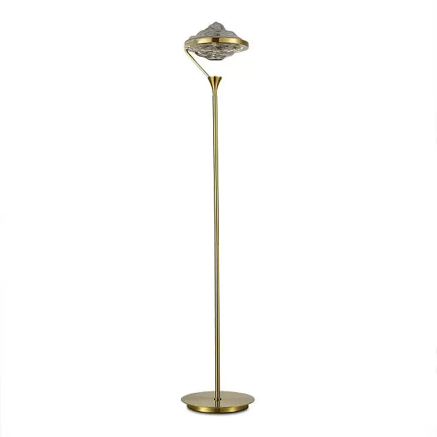 Торшер Латунь/Дымчато-Серый LED 1*19W 3000K ST-Luce SL6115.305.01 AMARA Торшер Латунь/Дымчато-Серый LED 1*19W 3000K ST-Luce SL6115.305.01 AMARA