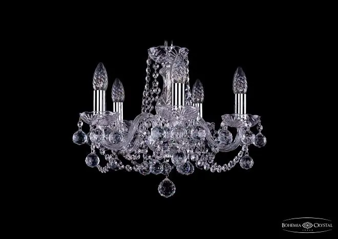 Подвесная люстра Bohemia 1402/5/141/Ni/Balls 1402 Nickel Подвесная люстра Bohemia 1402/5/141/Ni/Balls 1402 Nickel