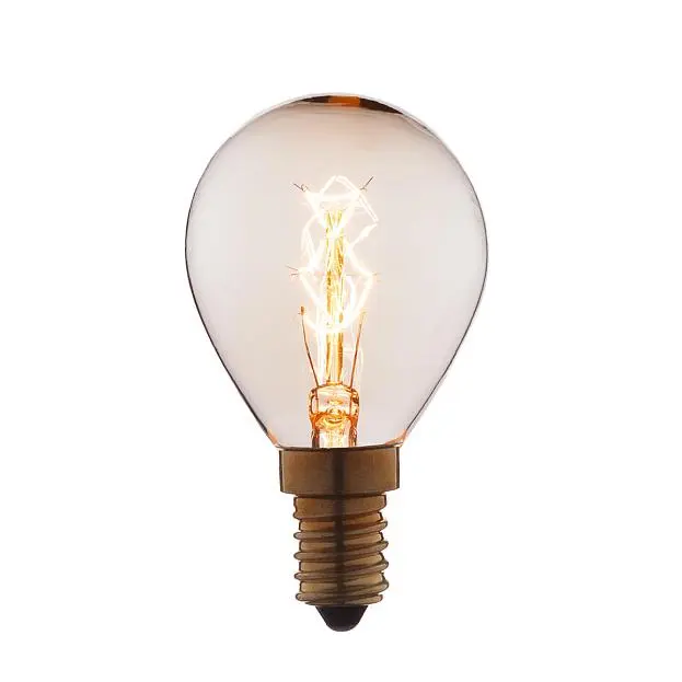 Лампа накаливания Loft It 4525-S E14 25W шар прозрачный Edison Bulb Лампа накаливания Loft It 4525-S E14 25W шар прозрачный Edison Bulb