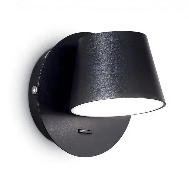 Бра Ideal Lux GIM AP NERO (GIM AP1 NERO) 167121 Бра Ideal Lux GIM AP NERO (GIM AP1 NERO) 167121