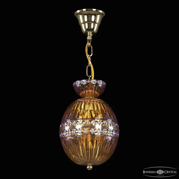 Подвесной светильник бронзовый Bohemia Ivele Crystal 5480/18 G Shampan/M-1G Подвесной светильник бронзовый Bohemia Ivele Crystal 5480/18 G Shampan/M-1G