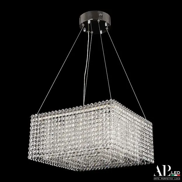 Люстра светодиодная хрустальная APL LED SH03.40.A.Ni.4000 Sicilia Люстра светодиодная хрустальная APL LED SH03.40.A.Ni.4000 Sicilia