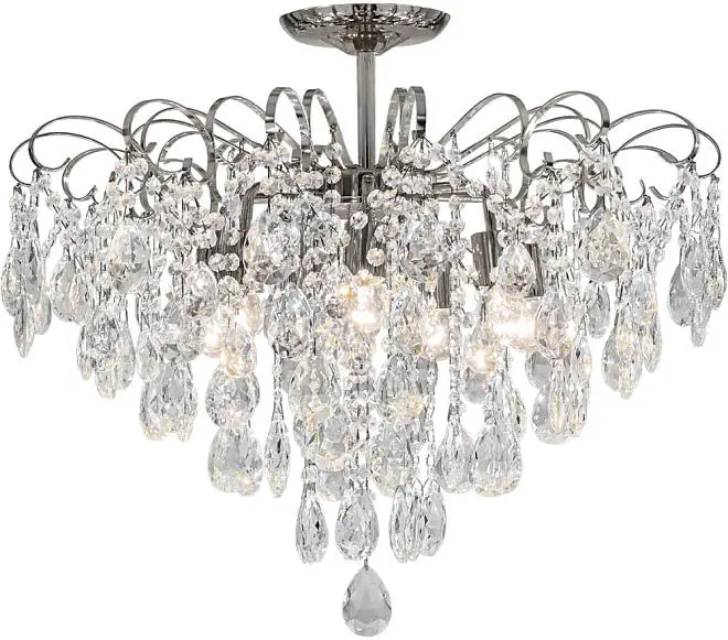 Потолочная люстра Escada 1113/7PL Chrome Crown Потолочная люстра Escada 1113/7PL Chrome Crown