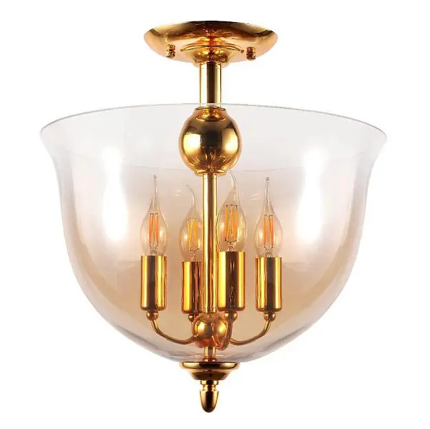 Потолочный светильник Crystal Lux Atlas PL4 Gold Потолочный светильник Crystal Lux Atlas PL4 Gold