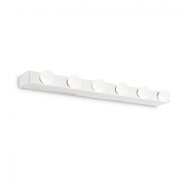 Настенный светильник Ideal Lux Prive AP6 Bianco 159423 Настенный светильник Ideal Lux Prive AP6 Bianco 159423