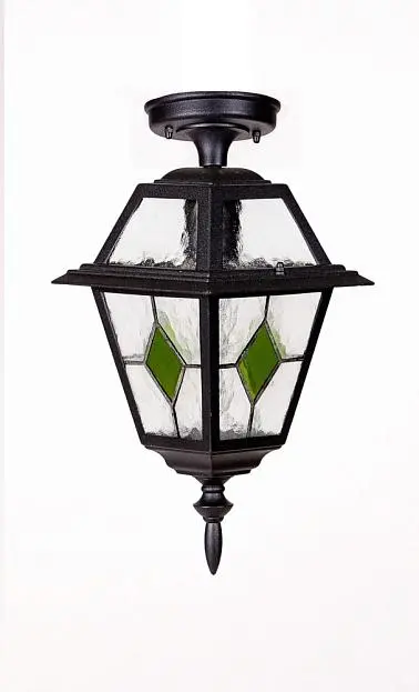 Потолочный светильник уличный Oasis Light 91105A lgG Bl FARO lead GLASS Потолочный светильник уличный Oasis Light 91105A lgG Bl FARO lead GLASS