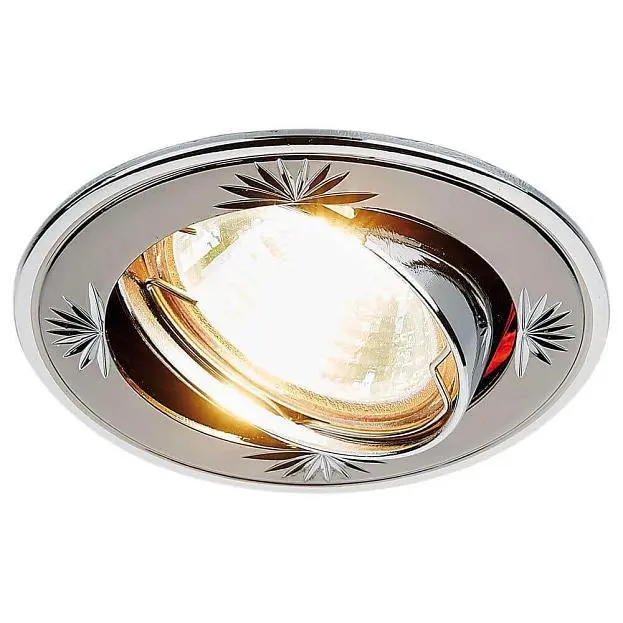 Встраиваемый светильник Ambrella light 104A CF GU/CH Classic Встраиваемый светильник Ambrella light 104A CF GU/CH Classic