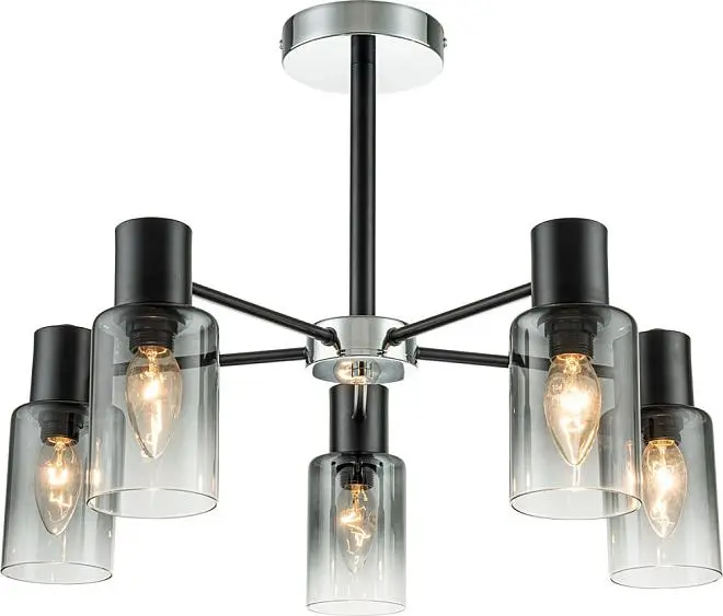 Потолочная люстра Escada 2120/5P Black Diversity Потолочная люстра Escada 2120/5P Black Diversity