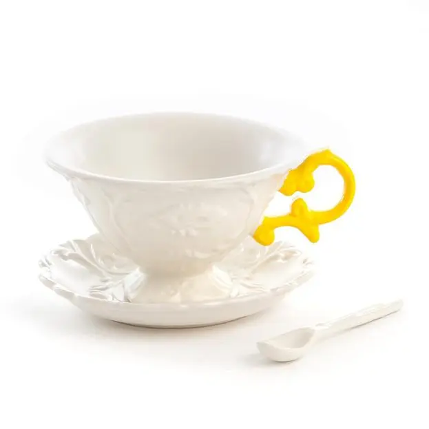 Чайная пара Seletti 09858 GIA I-Wares I-Tea Yellow Чайная пара Seletti 09858 GIA I-Wares I-Tea Yellow
