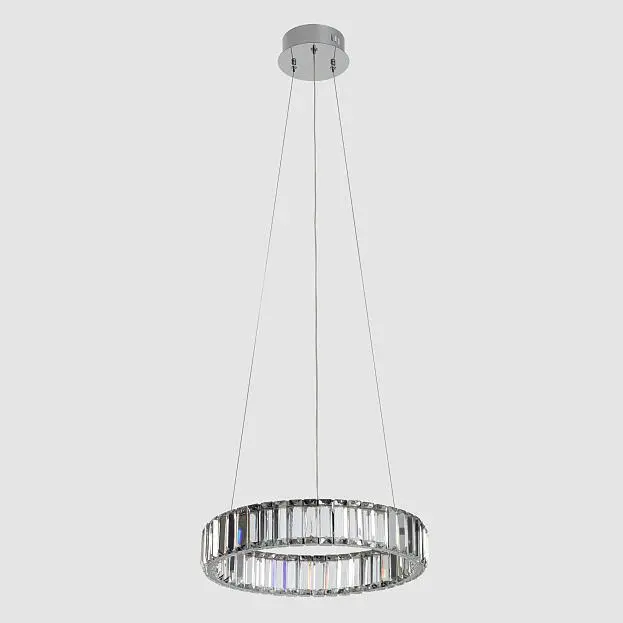 Люстра хрустальная с пультом Хром LED Citilux CL338141 Чезаре Люстра хрустальная с пультом Хром LED Citilux CL338141 Чезаре