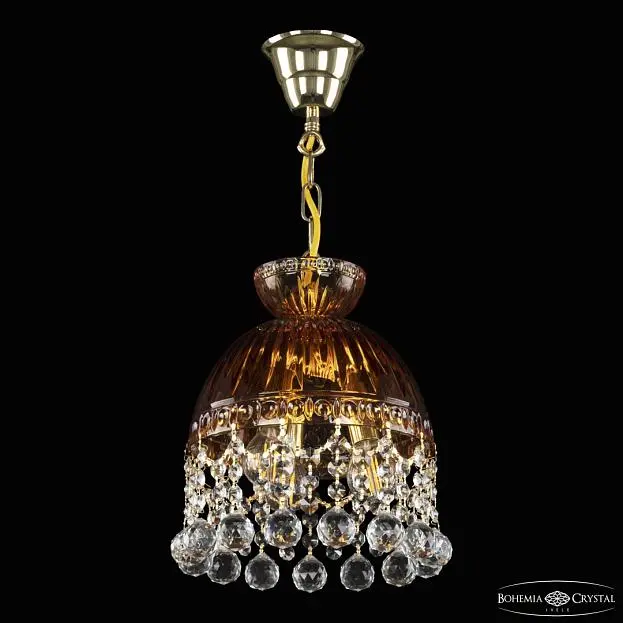 Подвесной светильник бронзовый Bohemia Ivele Crystal 5478/22 G Amber/M-1G Balls Подвесной светильник бронзовый Bohemia Ivele Crystal 5478/22 G Amber/M-1G Balls