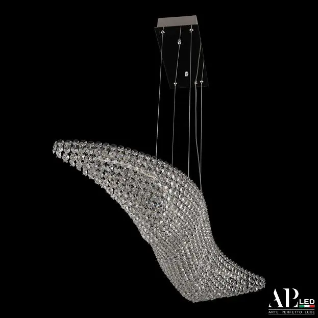 Люстра светодиодная хрустальная APL LED SH507.0.80.A.Ni.4000 Sicilia Люстра светодиодная хрустальная APL LED SH507.0.80.A.Ni.4000 Sicilia