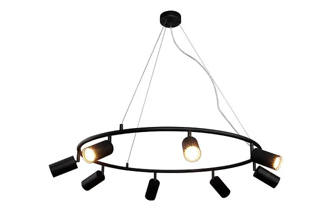 Подвесная люстра Crystal Lux CLT 015C8 D800 BL Подвесная люстра Crystal Lux CLT 015C8 D800 BL