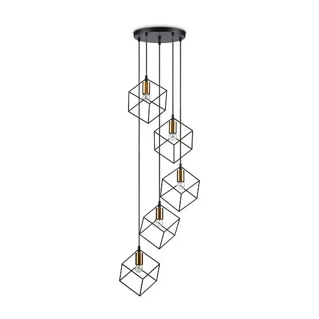Подвес Ideal Lux Ice SP5 Nero 237664 Подвес Ideal Lux Ice SP5 Nero 237664