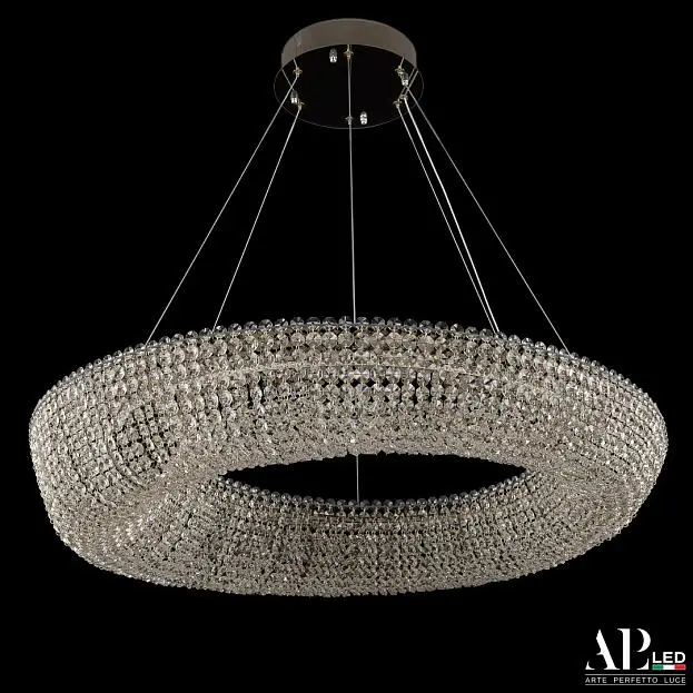 Люстра светодиодная хрустальная APL LED SH510.0.80.A.Gd.4000 Sicilia Люстра светодиодная хрустальная APL LED SH510.0.80.A.Gd.4000 Sicilia