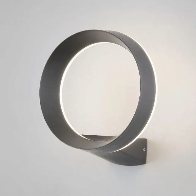 Уличный настенный светильник Elektrostandard 1710 TECHNO LED серый Ring a054932 Уличный настенный светильник Elektrostandard 1710 TECHNO LED серый Ring a054932
